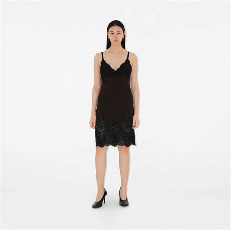 burberry london lace insert dress|Wool Lace Dress in Snug .